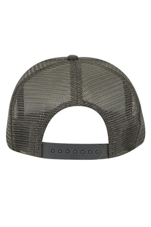 OTTO Charcoal Gray Foam Front High Crown Trucker Hat