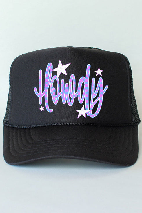 Electric Cowgirl Howdy Otto Foam Front Trucker Hat