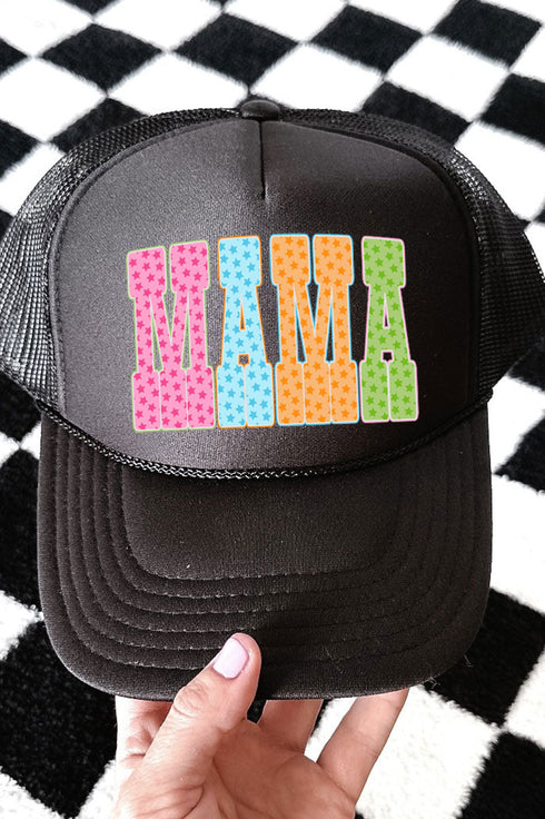Galaxy Mama Otto Black Foam Front Trucker Hat