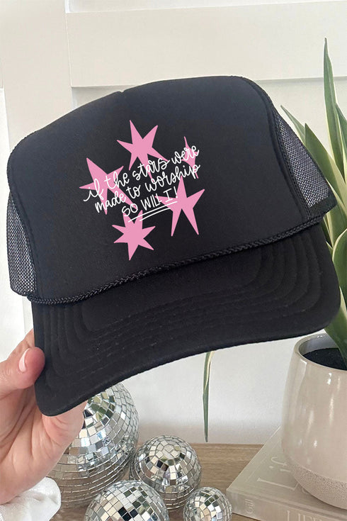 Made To Worship Otto Black Foam Front Trucker Hat