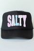 Seaside Lace Series Otto Black Foam Front Trucker Hat