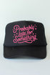 Pink Probably Late For Something Otto Foam Front Trucker Hat