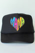 Wild Mama Bright Leopard Otto Foam Front Trucker Hat