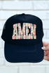 Pearls & Petals Amen Otto Foam Front Trucker Hat