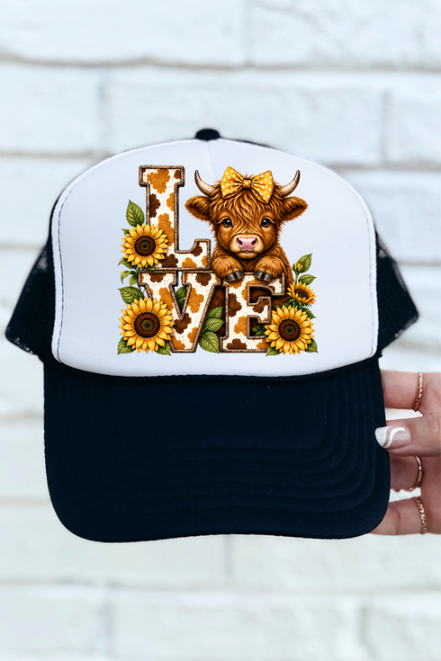 Little Highland Love Otto Foam Front Trucker Hat