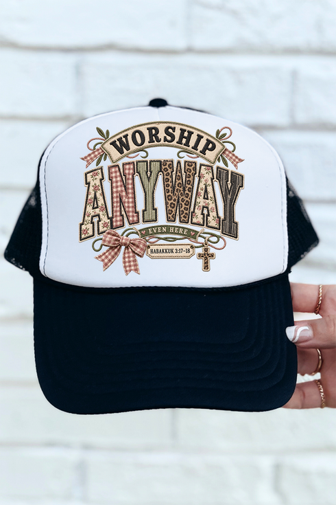 Worship Anyway Otto Foam Front Trucker Hat