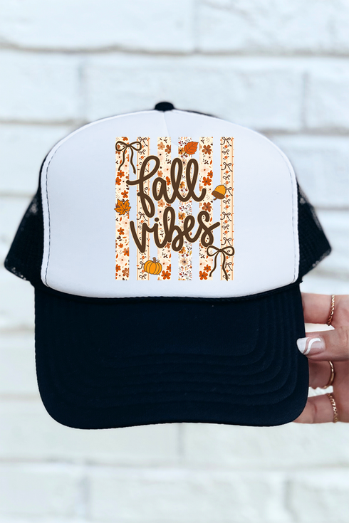 Cozy Coquette Fall Vibes Otto Foam Front Trucker Hat