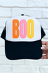 Candy Stripe Boo Otto Foam Front Trucker Hat