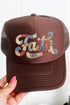 Faith Sewn Sweet Otto Foam Front Trucker Hat
