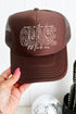White Grace In Bloom Otto Foam Front Trucker Hat