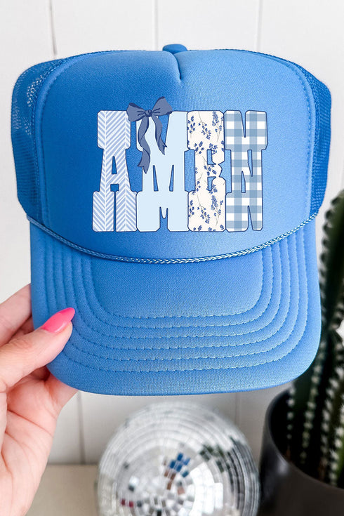 Sunday Blue Amen Otto Columbia Blue Foam Front Trucker Hat