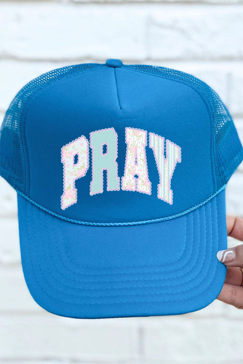 Timeless Pray Otto Columbia Blue Foam Front Trucker Hat