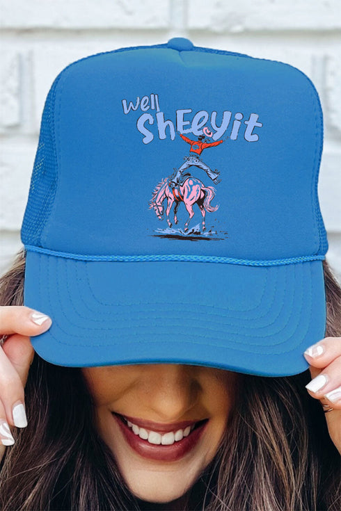 Well Sheeyit Cowboy Otto Foam Front Trucker Hat