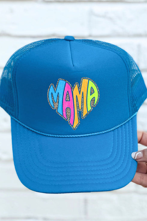 Wild Mama Bright Leopard Otto Foam Front Trucker Hat