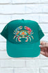 Seaside Sparkle Crab Otto Foam Front Trucker Hat