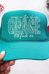 White Grace In Bloom Otto Foam Front Trucker Hat