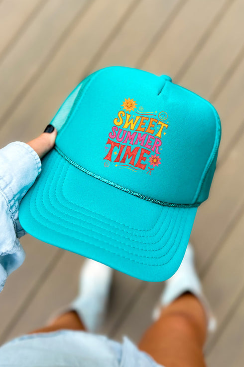 Golden Glow Sweet Summer Time Otto Foam Front Trucker Hat