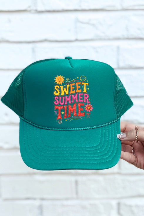 Golden Glow Sweet Summer Time Otto Foam Front Trucker Hat