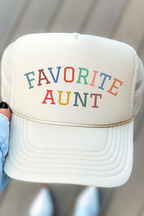 Always The Favorite Aunt Otto Foam Front Trucker Hat