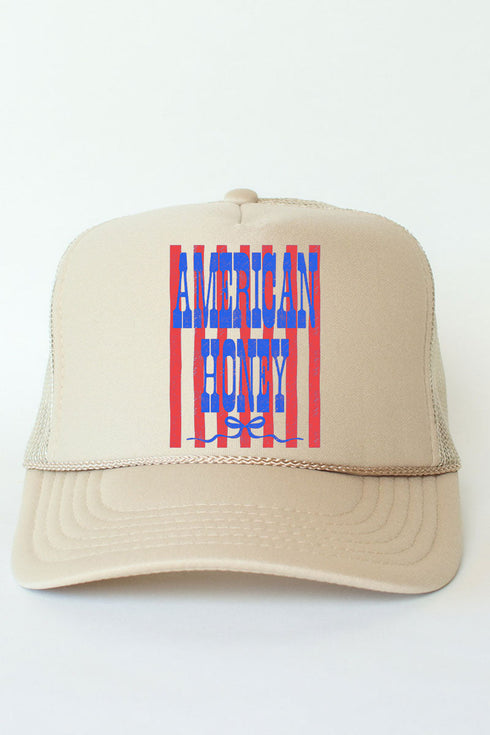 Blue American Honey Energy Otto Foam Front Trucker Hat