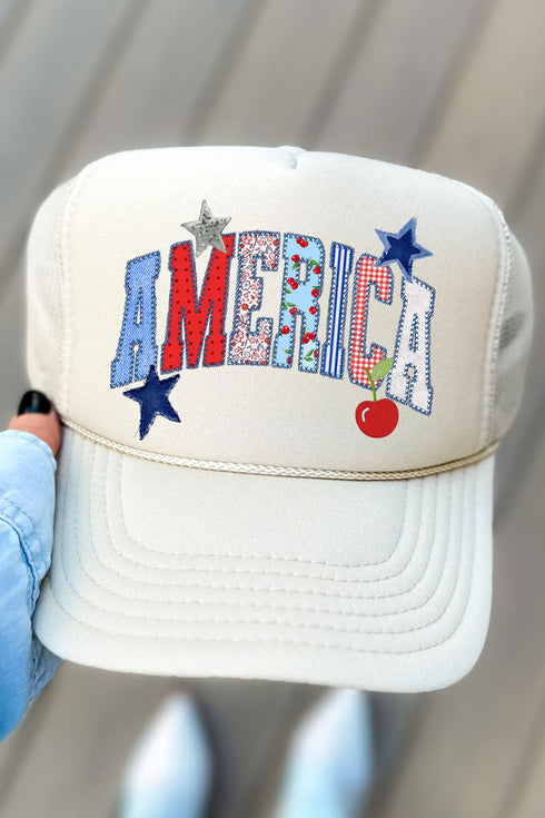 America Stitched In Tradition Otto Foam Front Trucker Hat