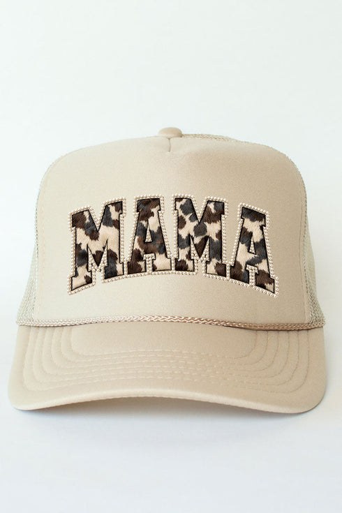 Rodeo Pearl Mama Otto Khaki Foam Front Trucker Hat
