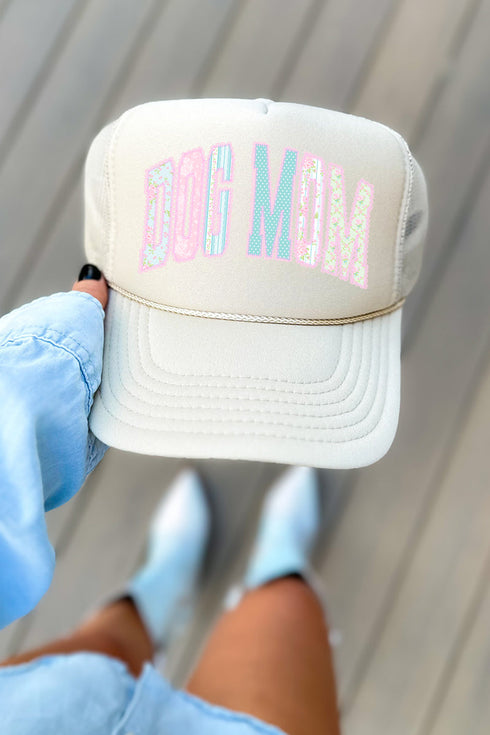 Rose Cottage Dog Mom Otto Foam Front Trucker Hat