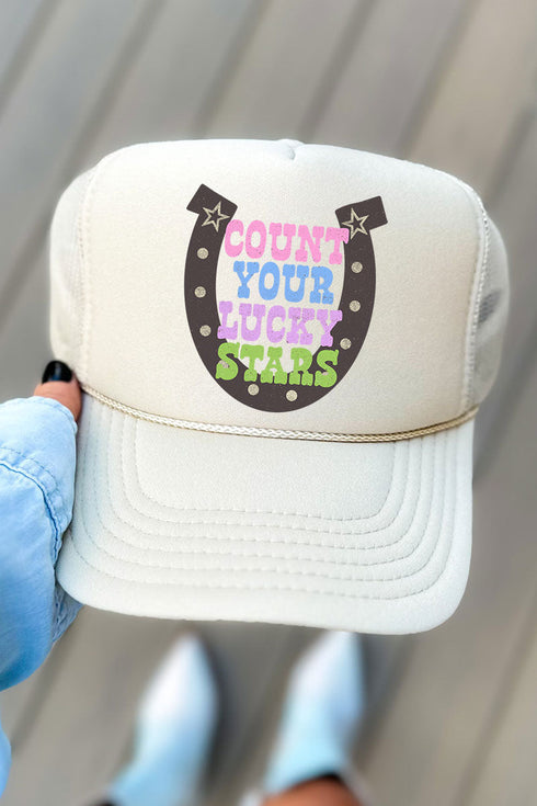 Count Your Lucky Stars Otto Foam Front Trucker Hat