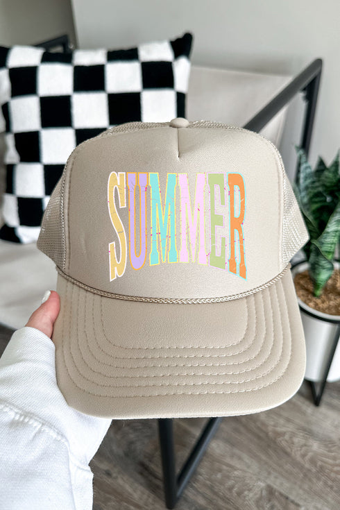 Sunwashed Summer Otto Foam Front Trucker Hat