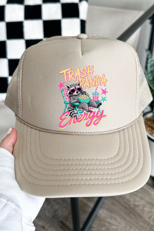 Trash Panda Energy Otto Foam Front Trucker Hat