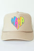 Wild Mama Bright Leopard Otto Foam Front Trucker Hat