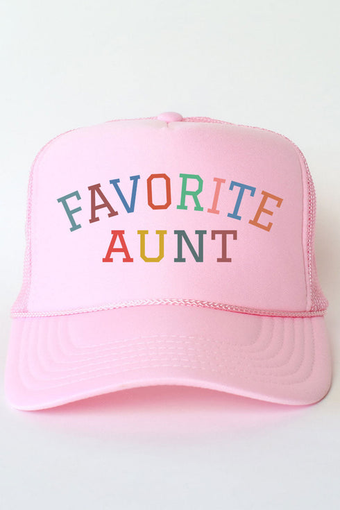 Always The Favorite Aunt Otto Foam Front Trucker Hat