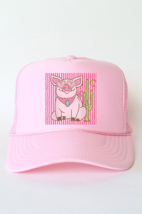 Desert Diva Piggy Otto Foam Front Trucker Hat