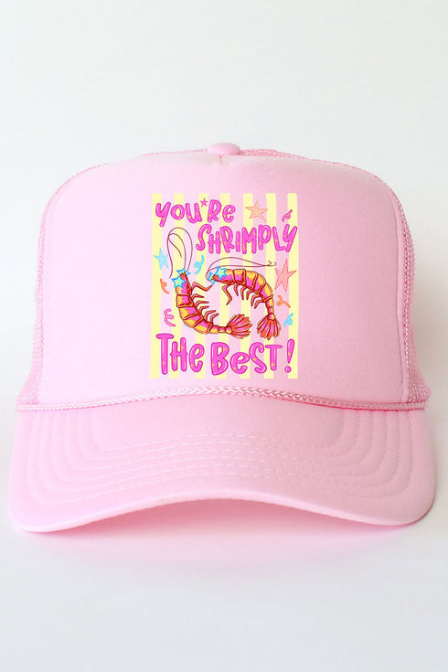 Shrimply The Best Otto Foam Front Trucker Hat