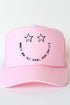 Star Eyes God Never Fails Otto Foam Front Trucker Hat