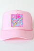 Striped Oh Whale Otto Foam Front Trucker Hat