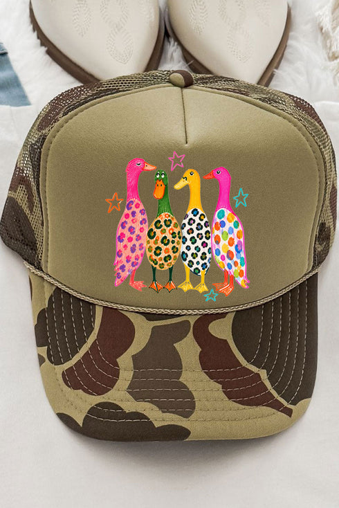 Neon Quack Pack Otto Foam Front Trucker Hat