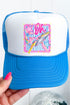 Striped Oh Whale Otto Foam Front Trucker Hat