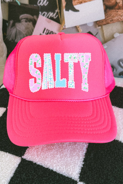 Seaside Lace Series Otto Neon Pink Foam Front Trucker Hat