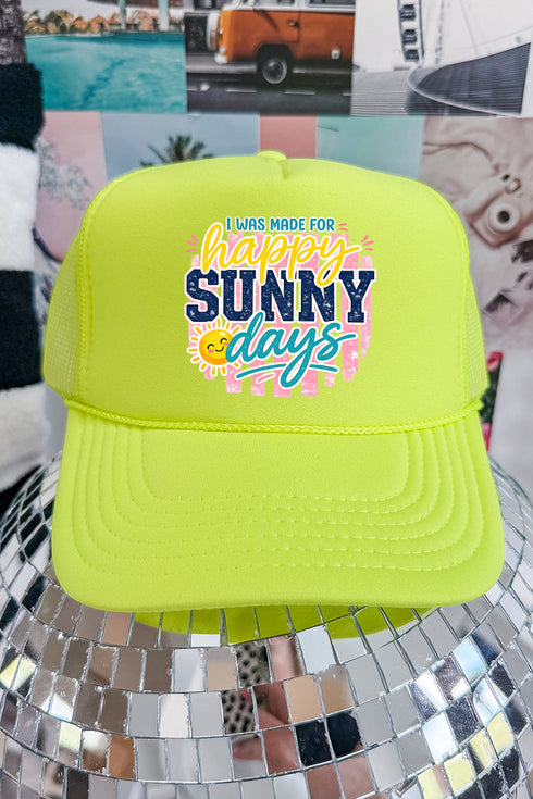 Made For Sunny Days Otto Foam Front Trucker Hat
