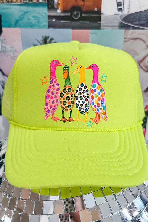 Neon Quack Pack Otto Foam Front Trucker Hat