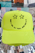 Star Eyes God Never Fails Otto Foam Front Trucker Hat