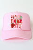 Berry Sweet Teacher Otto Foam Front Trucker Hat