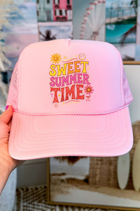 Golden Glow Sweet Summer Time Otto Foam Front Trucker Hat