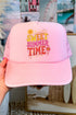 Golden Glow Sweet Summer Time Otto Foam Front Trucker Hat