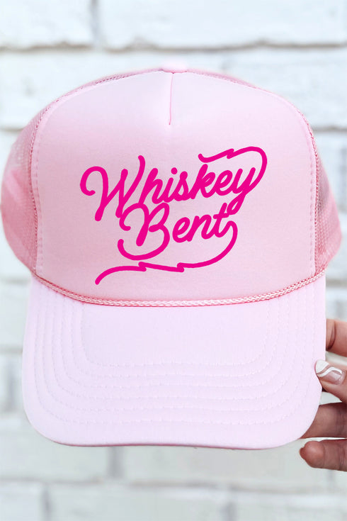 Pink Whiskey Bent Otto Soft Pink Foam Front Trucker Hat