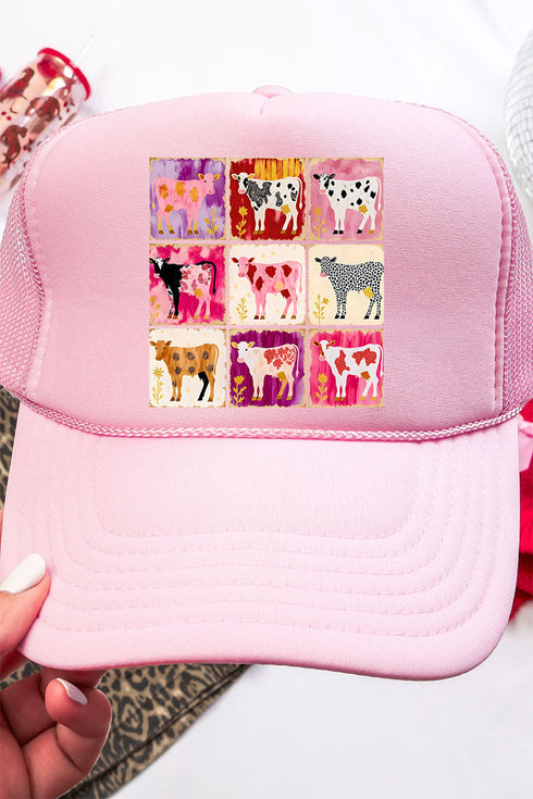 Patchwork Pastures Otto Soft Pink Foam Front Trucker Hat