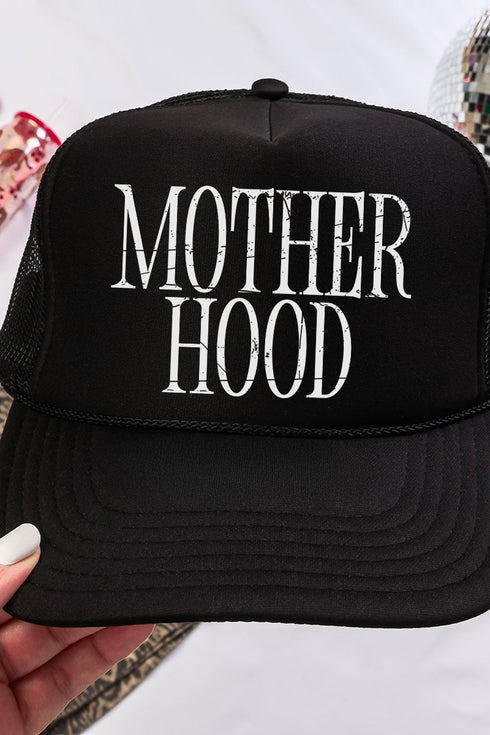 Mother Hood Otto Black Foam Front Trucker Hat