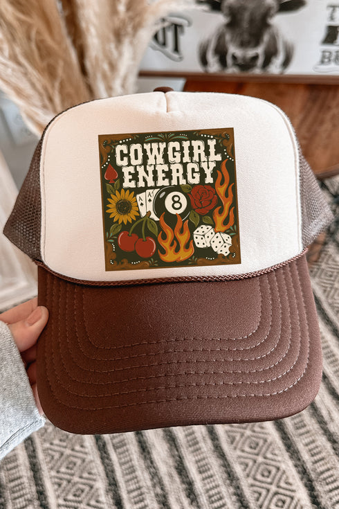 Rustic Cowgirl Energy Otto Brown with Tan Foam Front Trucker Hat