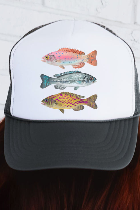 Catch Of The Day Otto Charcoal Gray with White Foam Front Trucker Hat